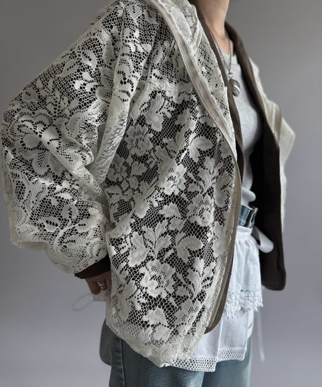 【RE;CIRCLE】RE Lace Hooded Jacket / 260914-001