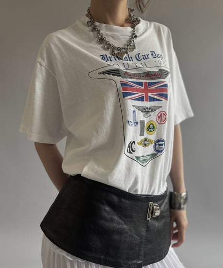 【USED】 Made in USA 90's British Car Day T-Shirt / 260801-002