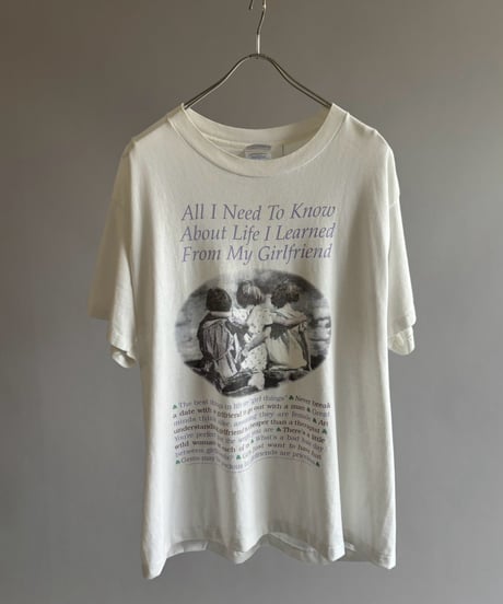 【USED】 95's My Girlfriend T-Shirt / 260808-016