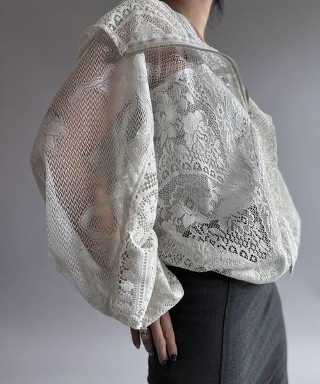 【RE;CIRCLE】RE Lace Hooded Jacket / 260914-009