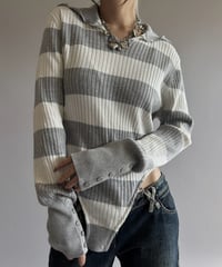 【RE;CIRCLE】 RE Rib Knit Leotard Top /261001-018