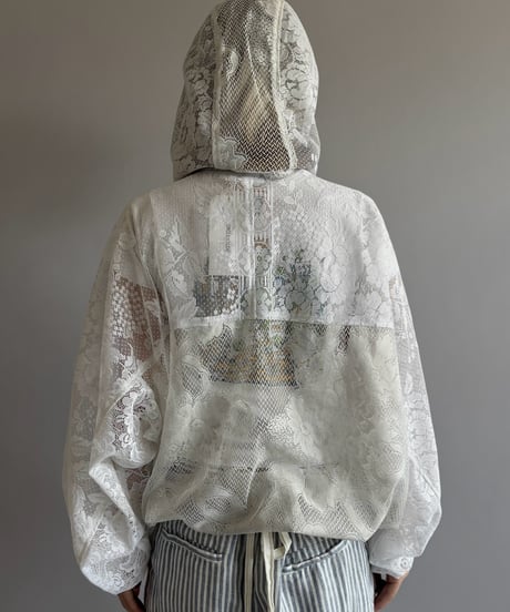 【RE;CIRCLE】RE Lace Hooded Jacket / 260824-012