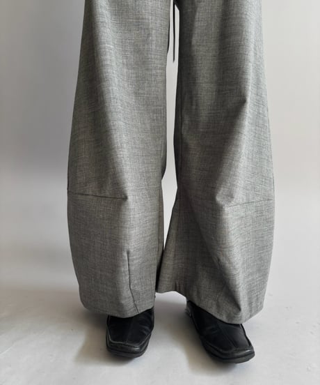 【Chinatsu Aoyama】 Suit Barrel Leg Pants  /  2601022-037