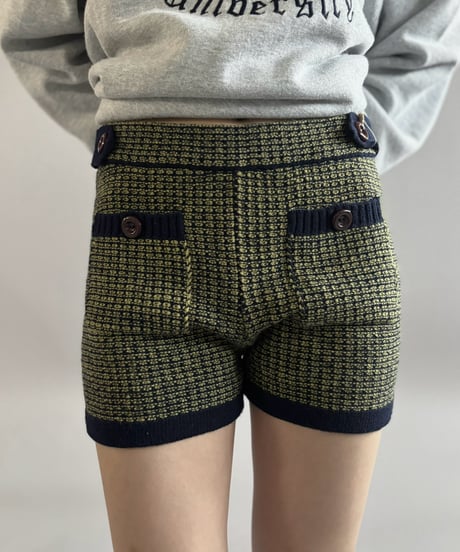 【USED】 Design Knit Shorts / 261031-007