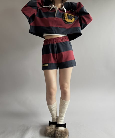 【RE;CIRCLE】 RE Cropped Rugger Shirt Set-Up  /261026-025