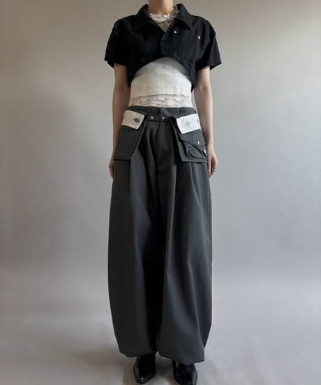 【Chinatsu Aoyama】 RE Makers Shirt Dark Navy / 260813-037