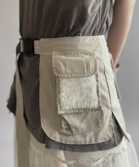 【RE;CIRCLE】  RE Fishing Vest Belt Bag / 260810-005