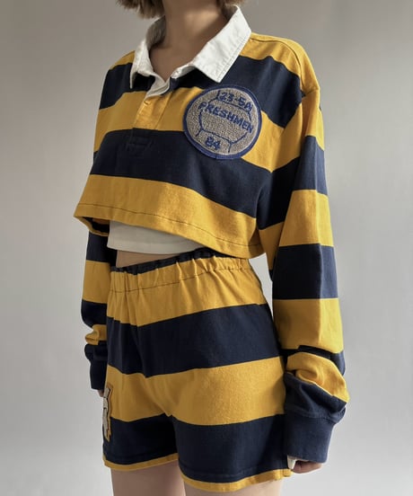 【RE;CIRCLE】 RE Cropped Rugger Shirt Set-Up  /261026-027