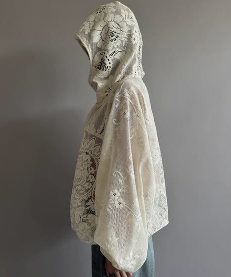 【RE;CIRCLE】RE Lace Hooded Jacket / 260824-009