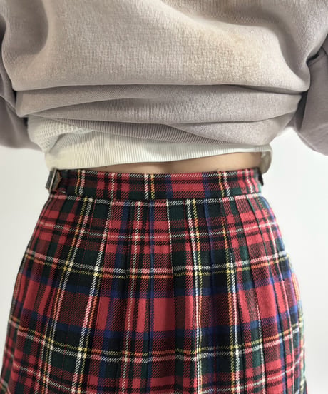 【USED】 Kilt Check Skirt / 261031-032