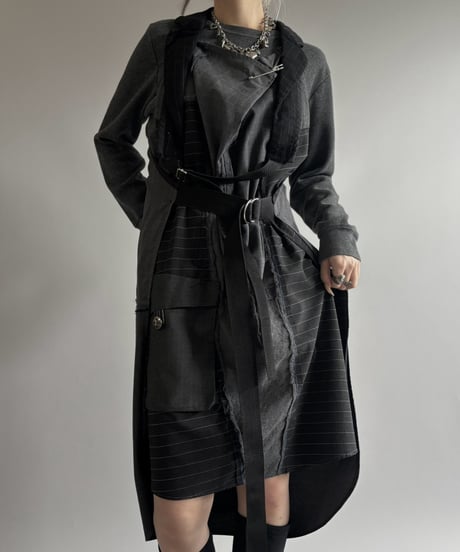 【USED】 Frocku-London Design Patchwork L/S Dress / 260919-003