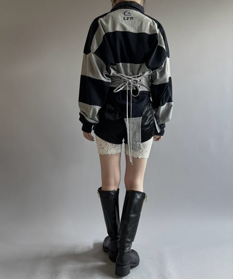 【RE;CIRCLE】 RE Leotard Rugger Shirt/ 260928-013