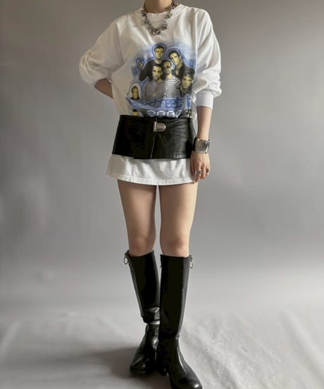 【USED】 00's Back Street Boys L/S T-Shirt/ 260718-017