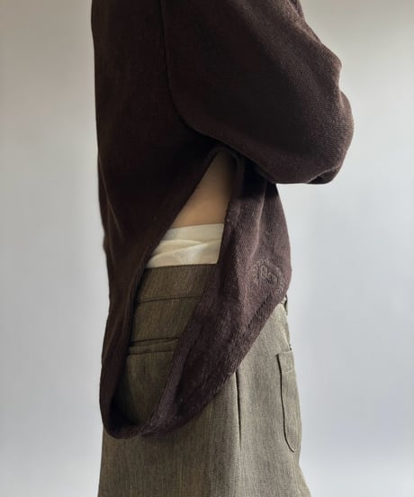 【RE;CIRCLE】 RE Deformed Acrylic Cardigan / 261005-008