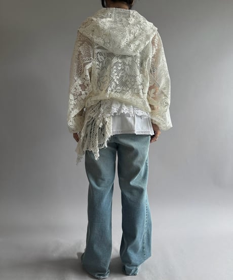 【RE;CIRCLE】RE Lace Hooded Jacket / 260914-002