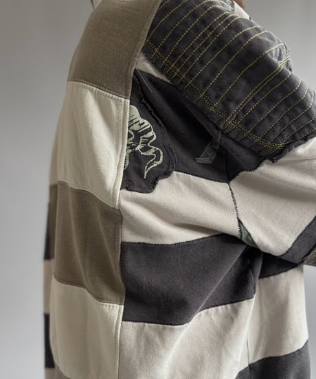 【RE;CIRCLE】 RE Lace-Up Rugger Shirt  /261026-009