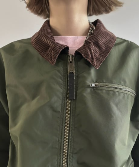 【RE;CIRCLE】 RE Corduroy Collar MA-1 Jacket / 261008-013