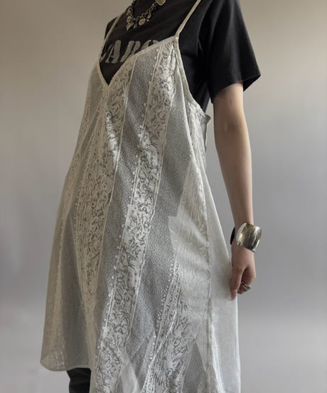 【RE;CIRCLE】  RE Lace Camisole One-Piece Middle / 260810-033