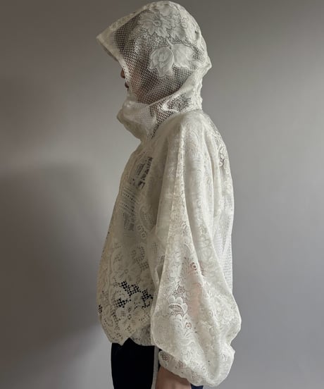 【RE;CIRCLE】RE Lace Hooded Jacket / 260824-006
