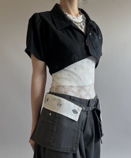 【Chinatsu Aoyama】 RE Makers Shirt Dark Navy / 260813-037