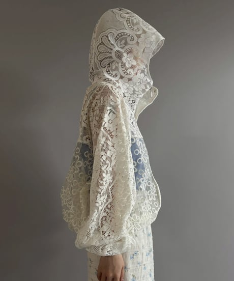 【RE;CIRCLE】RE Crochet  Hooded Blouson / 260709-013