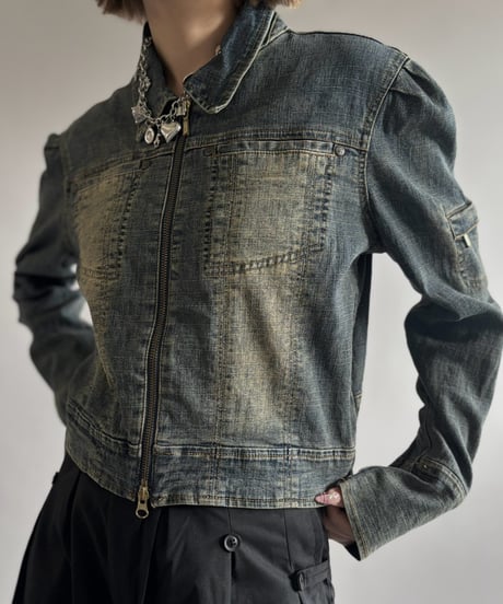【USED】 Zip-Up Denim Jacket   / 261010-021