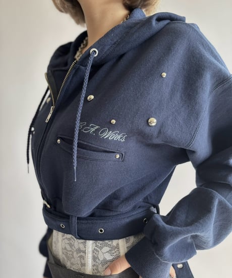 【Chinatsu Aoyama】 Studs Parka  /  2601022-029