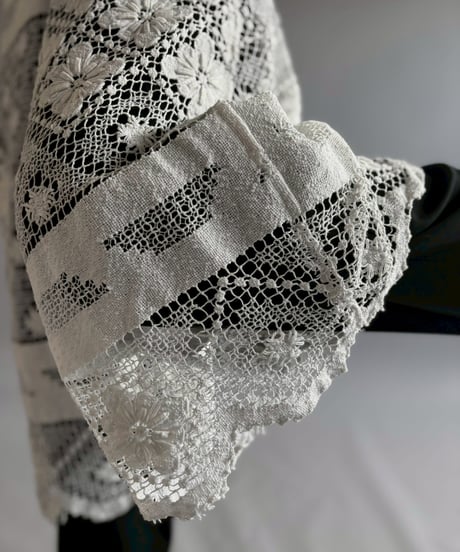 【RE;CIRCLE】 RE Crochet Lace Wide Half Pants / 260709-010