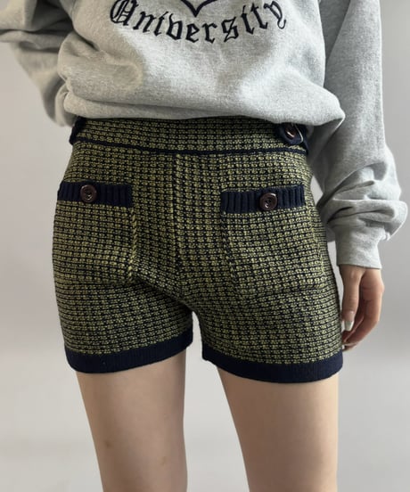 【USED】 Design Knit Shorts / 261031-007