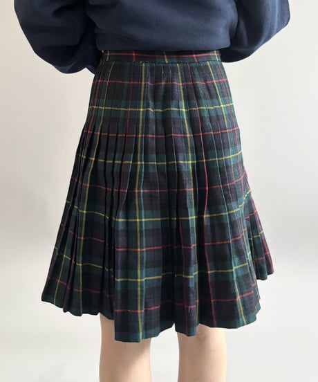 【USED】 Kilt Check Skirt / 261031-030