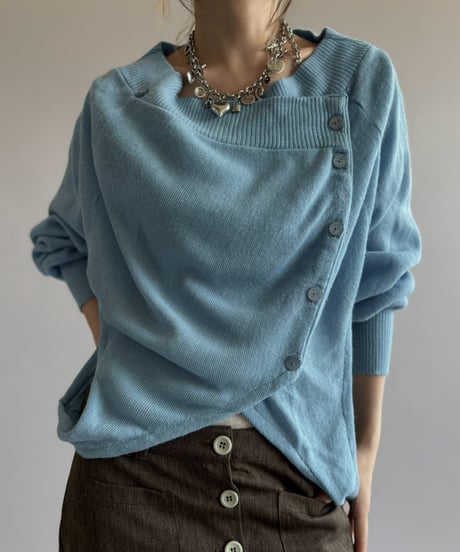 【RE;CIRCLE】 RE Deformed Acrylic Cardigan / 261005-009