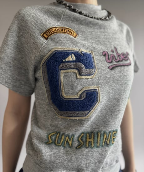 【RE;CIRCLE】 RE Mash up Products Handwritten Sweat Top  /261026-002