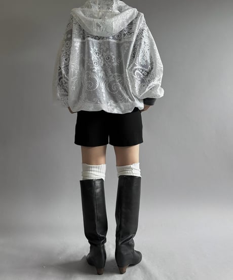 【RE;CIRCLE】RE Lace Hooded Jacket / 260914-007