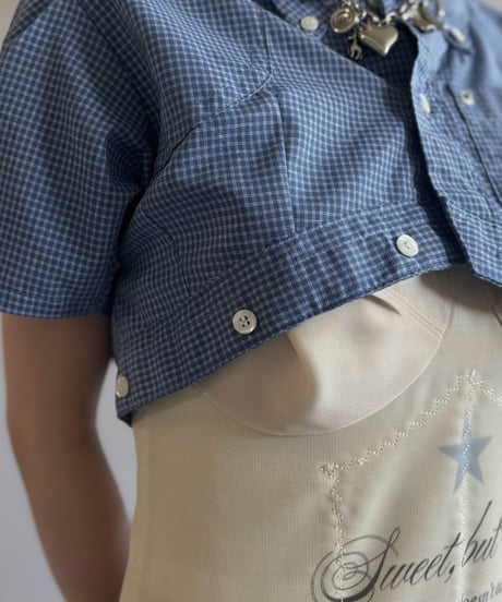 【Chinatsu Aoyama】 RE Makers Shirt Check / 260813-032