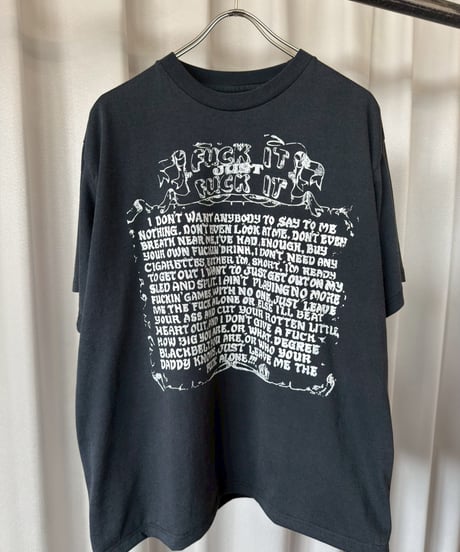 【USED】 Fuck it Just Fuck it T-Shirt / 260725-024