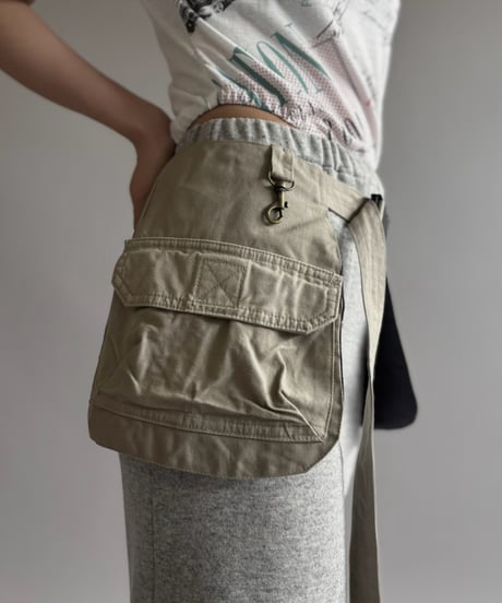 【RE;CIRCLE】  RE Fishing Vest Belt Bag / 260810-001