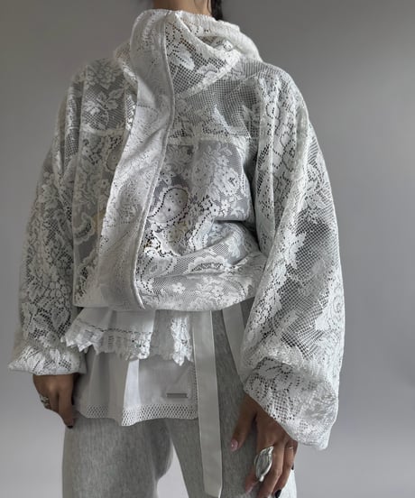 【RE;CIRCLE】RE Lace Hooded Jacket / 260914-005
