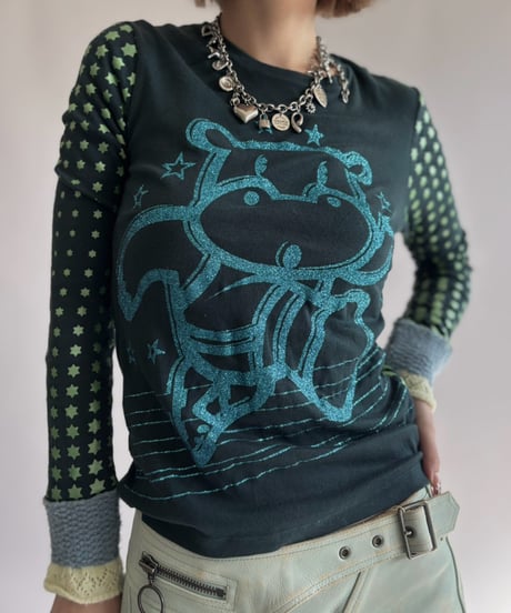 【USED】 Dead Stock All-Over Print L/S Tee / 261024-009