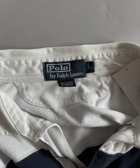 【USED】 90's Polo Ralph Lauren Striped Rugby Shirt / 261003-016