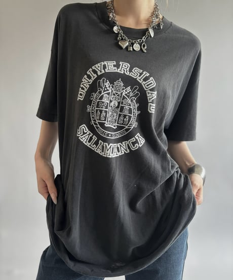 【USED】 Made in USA 80~90's UNIVERSIDAD SALAMANCA T-Shirt / 260801-004