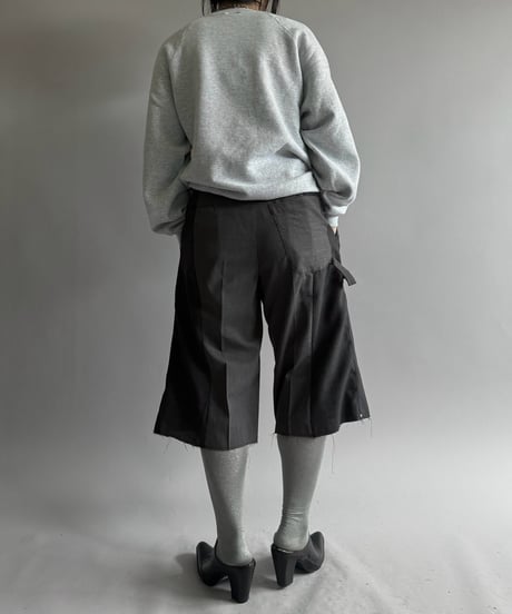 【Chinatsu Aoyama】 Re Suit Double Knee Shorts / 260921-005