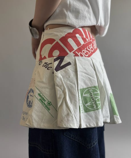 【RE;CIRCLE】  RE Eco Bag Pleats Skirt / 260810-018