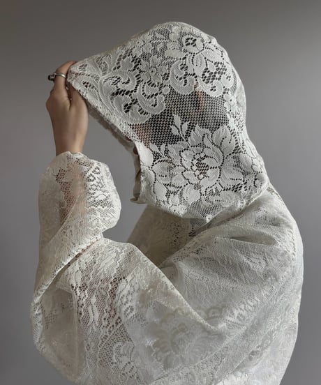 【RE;CIRCLE】RE Lace Hooded Jacket / 260824-008