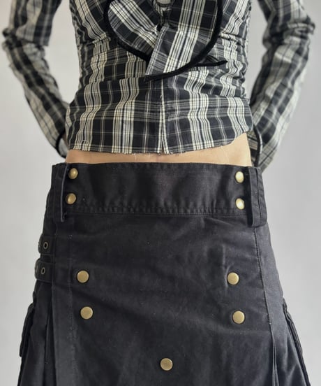 【USED】 DAMN NEAR KILT'EM Design Skirt / 260919-010