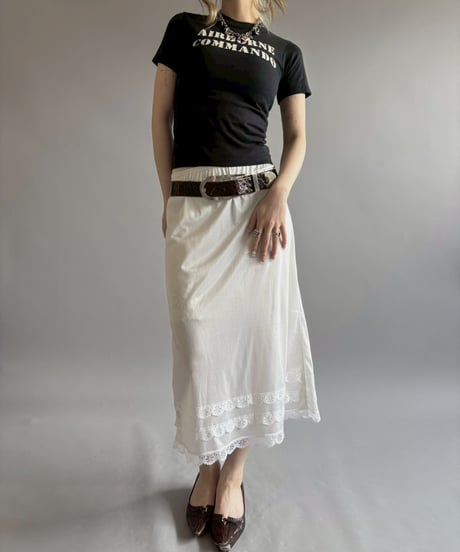 【USED】 Made in USA 70~80's AIRBORNE T-Shirt/ 260711-009