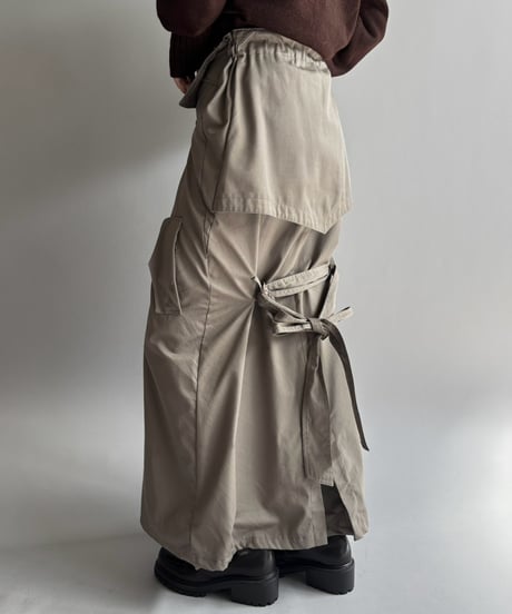 【RE;CIRCLE】 RE Trench Long Skirt  /261015-019