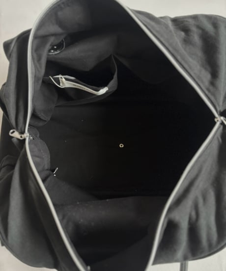 【RE;CIRCLE】 RE French Bedcover Boston Bag Wappen Black /261026-029