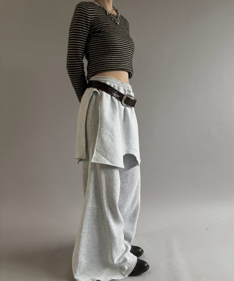 【RE;CIRCLE】 RE Deformed Sweat Pants / 261008-009