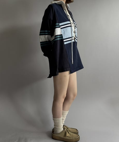 【RE;CIRCLE】 RE Lace-Up Rugger Shirt  /261015-010