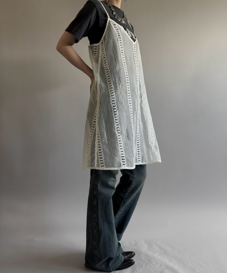 【RE;CIRCLE】  RE Lace Camisole One-Piece Middle / 260810-034